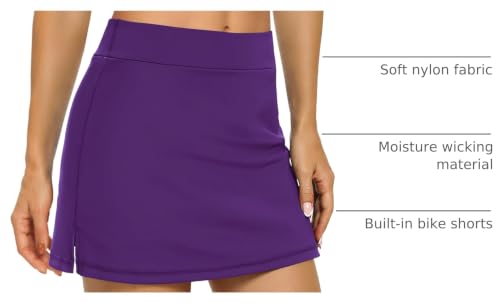 Image of LouKeith Tennis Skirts for Women Golf Athletic Activewear Skorts Mini Summer Workout Running Shorts with Pockets