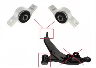 2 soportes de brazo inferior delantero, diseñados para Lexus GS350 IS F IS200t IS250 IS300 IS350 GS460 GS300 Toyota Mark X Crown 2005-