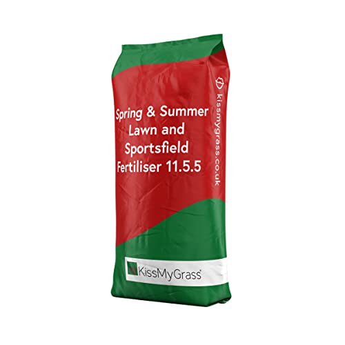 Spring & Summer Lawn Fertiliser - Boston Seeds. Slow Release Summer Lawn Fertiliser. Higher Nitrogen Levels for Quicker and Stronger Root Development, Encourages quicker coverage. (1 x 5kg)
