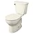 American Standard 215DA004.222 Cadet Pro 1.6 GPF 2-Piece Round Front Toilet with 12-in Rough-in, Linen