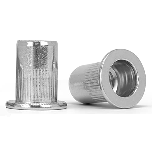 Écrous borgnes M10 en acier inox A2 DSM filetés de haute précision et haute finition x100