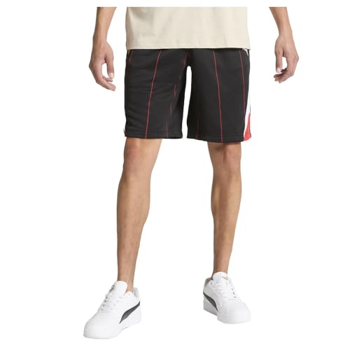 Short de course Ferrari PUMA pour homme noir - Vêtement sport officiel motorsport