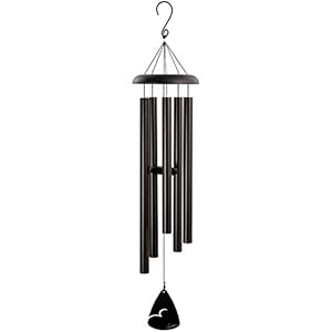 Carson Home Accents Signature Series Wind Chime, 44″, Black