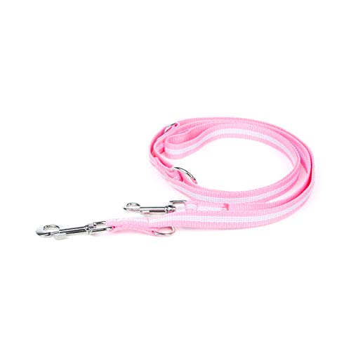 Julius-K9 216DP-NL-PN Guinzaglio IDC Regolabile, Rosa