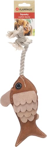 Flamingo HS Leder SWA Fisch BRAUN 36x12x4,5CM
