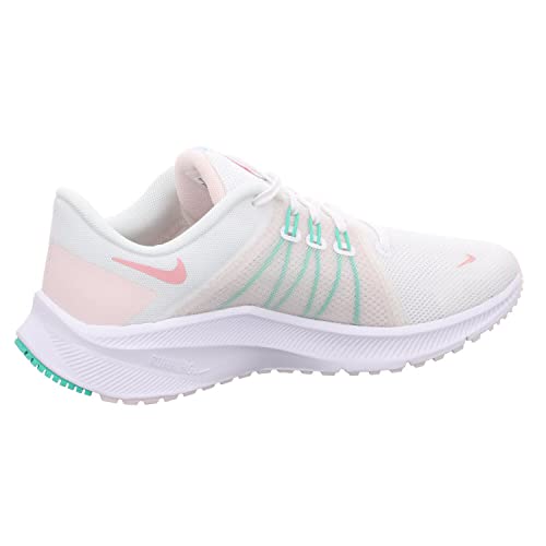 Nike Cal ados Femininos de Corrida Quest 4, Verde, branco., 6.5