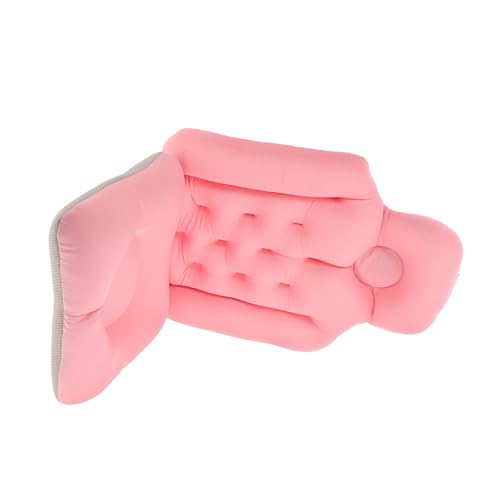 Cabilock Badewannenkissen Aus Stoff Ganzkörper-badematte Mit Kopfstütze Rückenkissen Für Babywaschbecken Abnehmbar Für Einfache Reinigung rutschfeste Unterseite Für Im Badezimmer