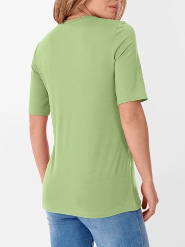 Image of ANRABESS Womens Half Sleeve Tops Crewneck Shirts Basic Fit Work Tee