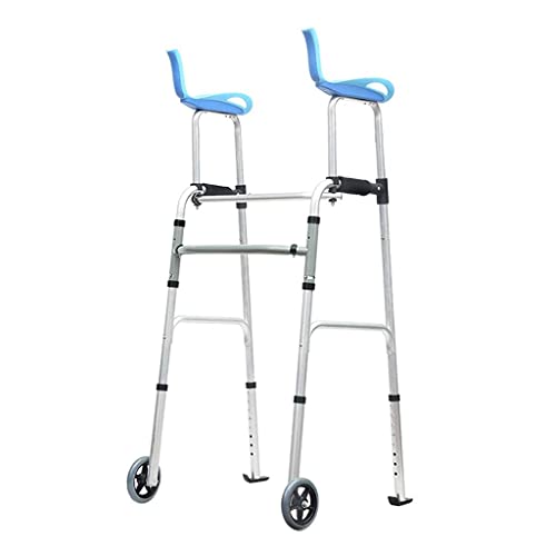 高齢者用歩行器 高齢者用アームサポート付きコンパクト折りたたみ式歩行器 大人用 エクストラワイド前輪歩行器 最大300ポンド 最大100kg 軽量歩行器 耐久性あり