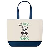 Pratique et spacieux – Suffisamment spacieux pour transporter vos provisions, affaires de plage ou documents. Une touche de bleu marine élégante pour un look simple mais raffiné.