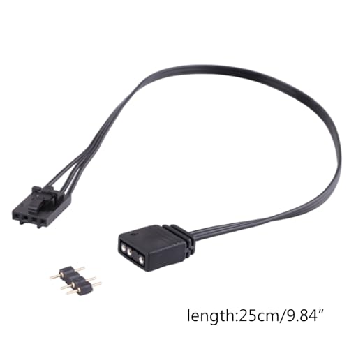 Adaptador ARGB 4 pines 5V con cable extensible 25cm miniatura 7