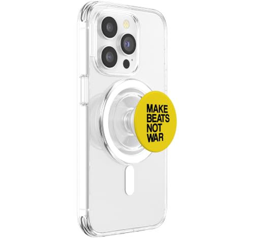 Festival de Musique Ravers Make Beats Not War Amoureux de Musique PopSockets PopGrip pour MagSafe – vue 4