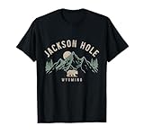 Jackson Hole Wyoming Mountains Bear Nature Lover Vintage T-Shirt