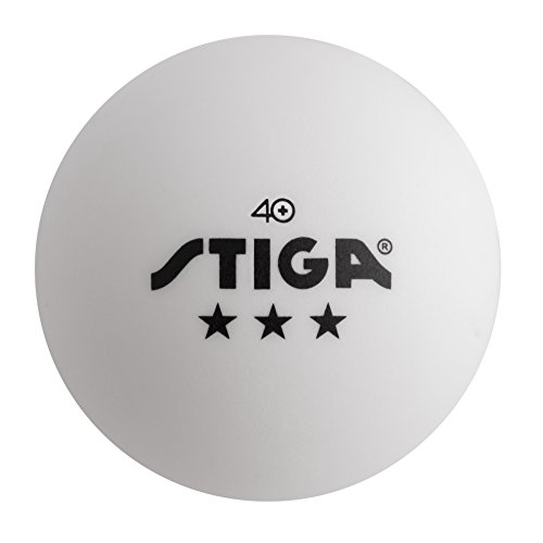 Stiga 12 3-Star Table Tennis Balls (White, 40 Mm Two 6 Packs) #TOP4
