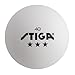 STIGA 12 3-Star Table Tennis Balls (White, 40 Mm Two 6 Packs)