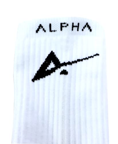 Alpha Training Soccer Grip Socks - Grip Boost Socks for Men, Anti Slip Socks for Men, Women, and Youth, White Grip Socks4