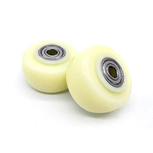 Lot de 2 roulettes en nylon pour canapé-lit 50 mm