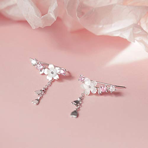 Boucles d'oreilles cerisier en argent pour un style bohème chic - 4