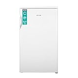 Gorenje R49CPW Tischkühlschrank/Freistehend/Ohne Gefrierfach/Energieeffizienzklasse C/ 37dB / 133 Liter/CrispZone/Eco-Modus/LED Beleuchtung/Türanschlag wechselbar/BxHxT: 56 × 84,5 × 59,8 cm/Weiß
