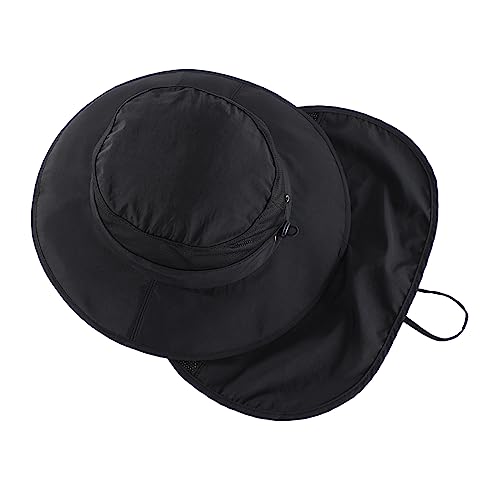 Home Prefer Outdoor UPF50+ Kids Sun Hat Wide Brim Fishing Hat with Neck Flap4