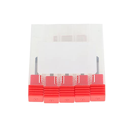 Image of kimllier 5Pcs 1 /8 Inch 4 Flute Helix Carbide Square End Mill Tialn Coated 90 Degree CNC Square Nose End Mill Bits Straight Shank Drill Bits