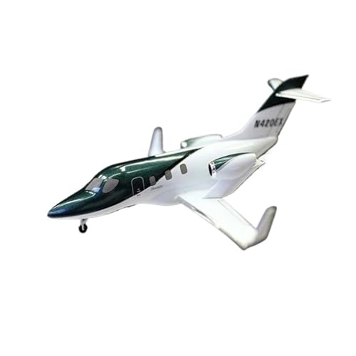 Avión de aleación 1/144, modelo exclusivo de jet privado pequeño en color amarillo de colección