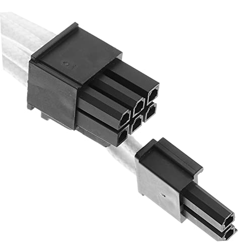 Câble extension GPU Gatuida kit blanc d'alimentation PC avec peignes ATX - 6