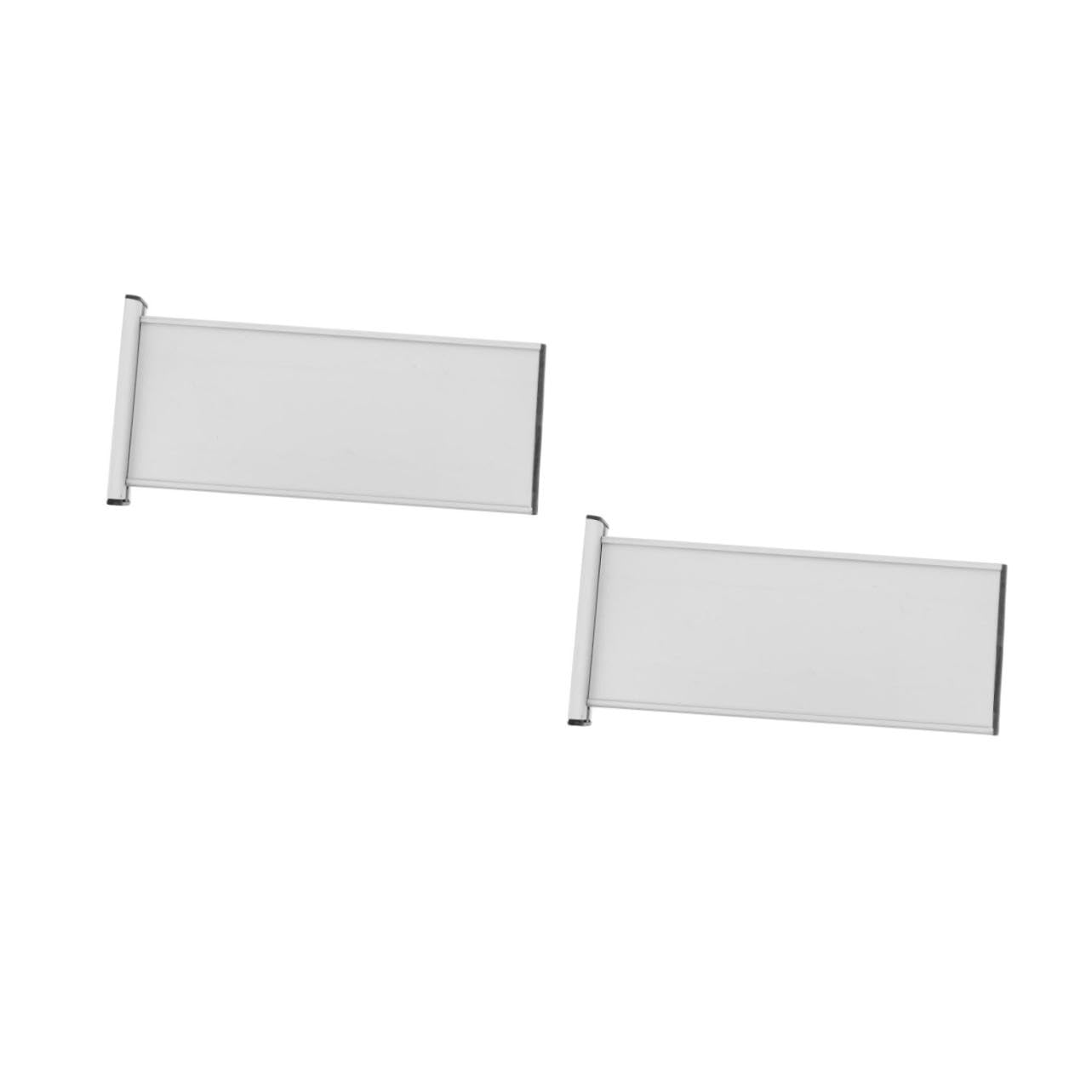 Plaque de porte bureau interchangeable plaque nominative réversible aluminium signalisation 2 pièces