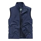 Lightweight Quick Dry Vest for Men Outdoor Multi Pockets Fishing Vests Casual Lightweight Quick Dry Outerwear