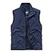 Lightweight Quick Dry Vest for Men Outdoor Multi Pockets Fishing Vests Casual Lightweight Quick Dry Outerwear