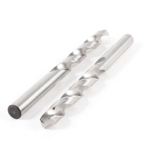 Aexit 115mm Length Tool Holder 8.3mm Dia.Tip High Speed Steel Twist Drill Bit 2 PCS Model:54as112qo139