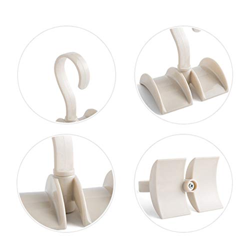 HEMOTON Cabide de Bolsa Rotativo Gancho de Gancho de SuspensÃ£o de 360 â€‹â€‹Graus Gancho Livre Ganc