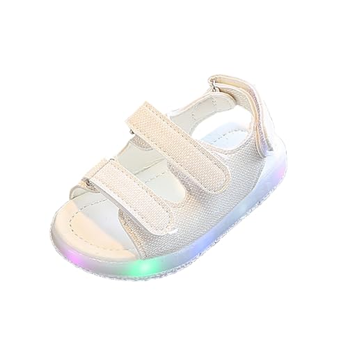 girl sandal size 4 Boys Girls LED Sandals Shoes Baby Toddler Summer Baby Shoes