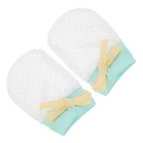 GALPADA Breathable Mesh Mittens Anti-scratch Toddler Gloves with Drawstring for Newborns