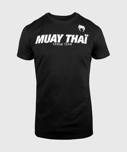 Venum, Muay Thai VT T-Shirt, Homme, XL, Noir/Blanc