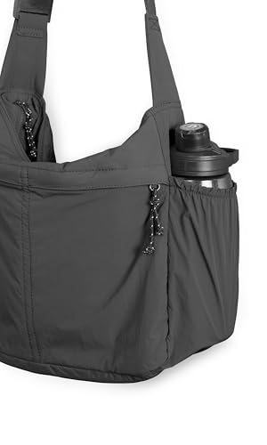 Image of ODODOS 20L Crossbody Tote Bag Large Capacity Lightweight Hobo Shoulder Sling Bags for Gym Shopping Beach Travel