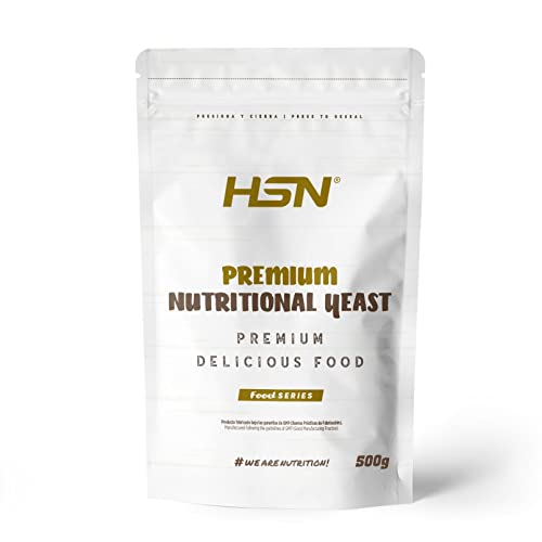 Levadura Nutricional Premium Engevita® en Copos de HSN | Sabor Umami 500 g = 100 Tomas por Envase - Enriquecida con Vitamina D natural | No Necesita Cocinado | No-GMO, Vegano, Sin Gluten