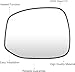 Left Driver Side Mirror Glass Replacement Compatible with 2012-2013 Honda Civic Rear View Side Heated Mirror Replace 76253TR3A01