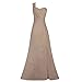 Uillui Long Ball Gowns for Women Fashion Glitter Sequin Evening Dress High Waist Slim Fit Side Slit Sparkle Formal Gown Gold, X-Large