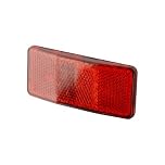 Tabanzhe Bike Rear Reflector- Red Rectangular Bicycle Rectangular Safety Reflective Disc Caution Warning Post Reflectors Cycling Tail Accessories for MTB Mountain Bike Motorcycle Fence Gate Posts
