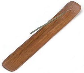 Quemador de incienso de madera lisa, 1 unidad