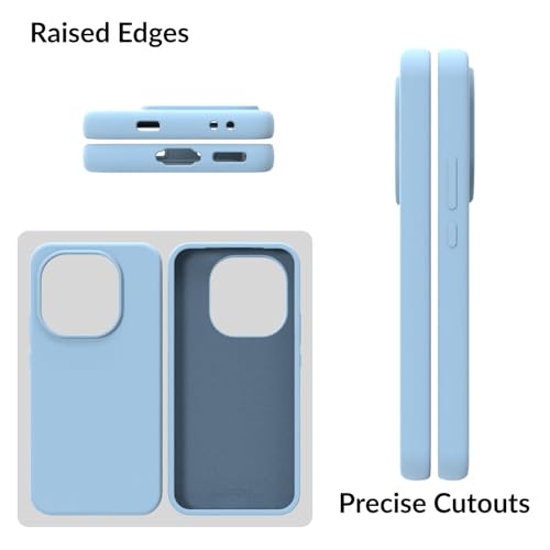 Image of SPRIG Compatible with IQOO 15 5G SilkTone Silicone Back Cover Drop Tested Shock Proof Mobile Case for Men, Women, Boys and Girls with Camera Protection (Blue)