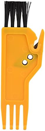 Miniatura 1 de URRNDD Cepillo de limpieza, cepillo de polvo ABS apto para aspirador barrido robot de mano Partes de aspirador (amarillo)