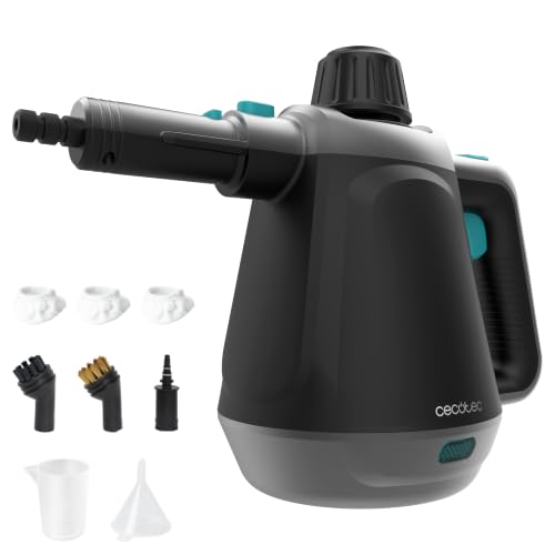 Cecotec Vaporeta de Mano Hydrosteam 1000 Blaze. 1200 W, Alta Presión de 3,5 Bares, Caudal de Vapor de 30 g/min, Depósito de 400 ml, Limpieza y Desinfección Rápida