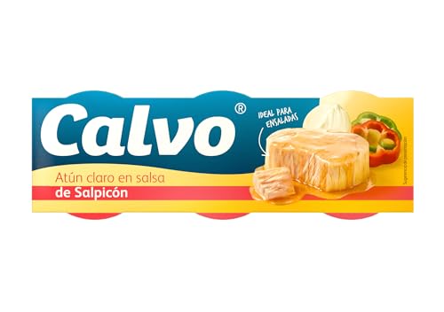 Calvo Atún claro en salsa de Salpicón Pack3 x 70g