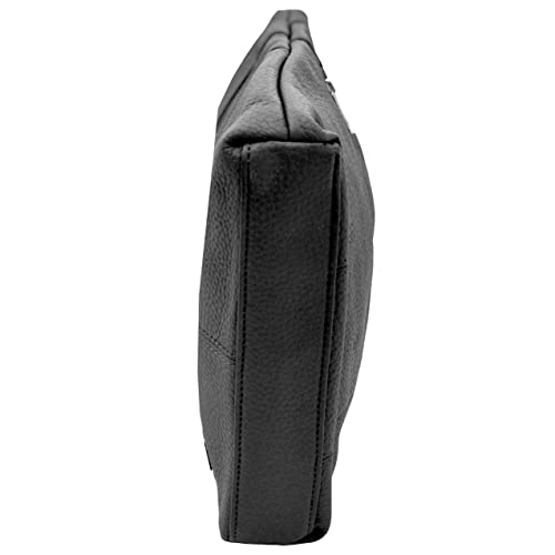 SILVERFEVER Women’s Leather Large Crossbody Travel College Student Indie Style Handbag Water Resistant4