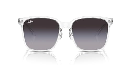Ray-Ban RB2206D Sunglasses, Transparent/Grey Gradient Blue, 57 mm - image 1