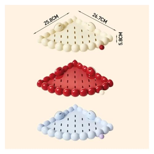 Estante triangular de esquina sin perforaciones para azulejos 4