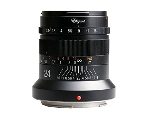 KIPON L| ELEGANT24RFBK ELEGANT 24mm/f2.4 for EOS R(Black)
