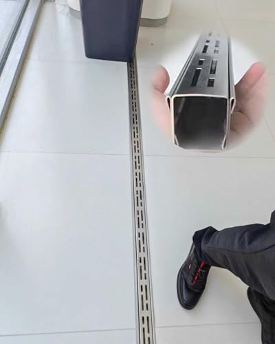 Drain de canal linéaire en acier inoxydable de 2 pouces, caniveau de luxe pour douche et trottoir